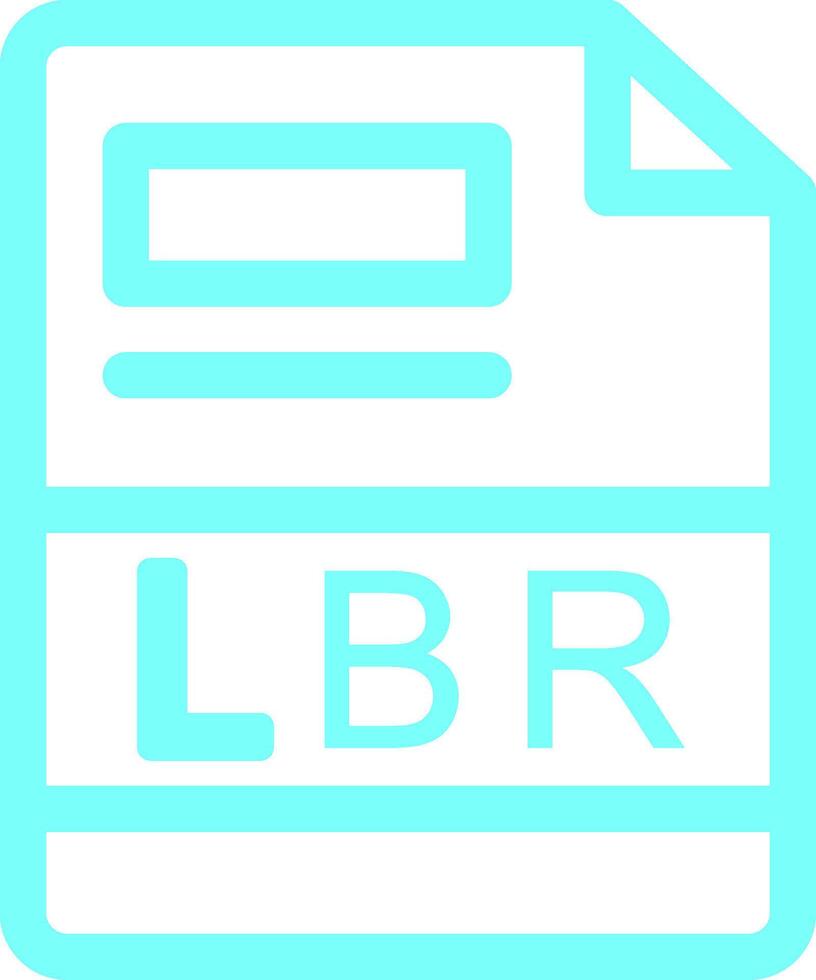 lbr kreativ Symbol Design vektor