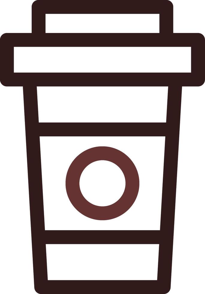 Papier Tasse kreativ Symbol Design vektor