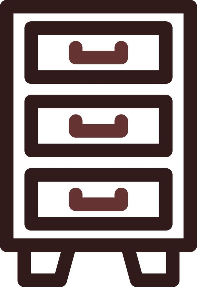 Aktenschrank kreatives Icon-Design vektor