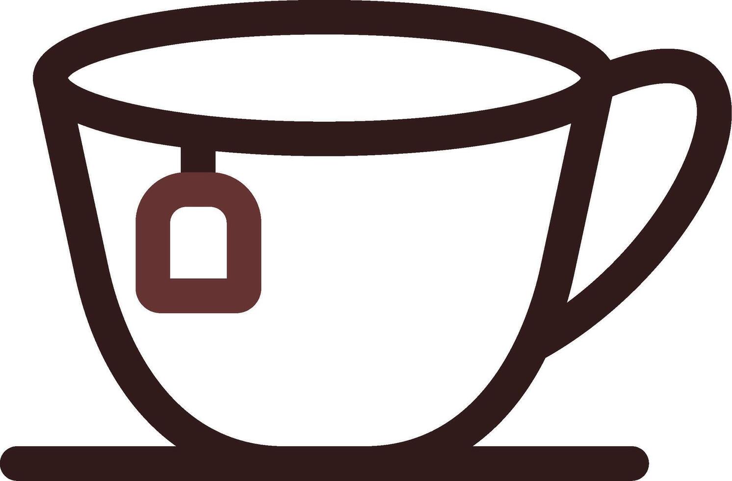 Teetasse kreatives Icon-Design vektor