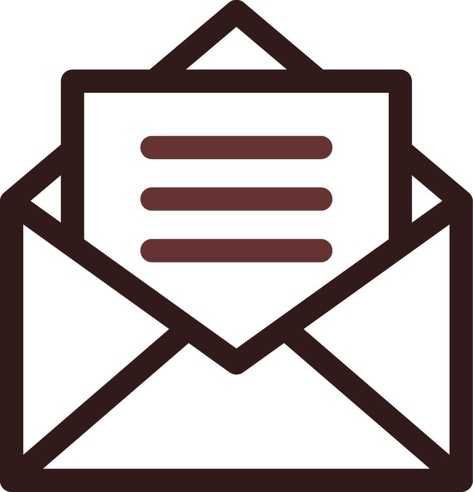 E-Mail kreatives Icon-Design vektor