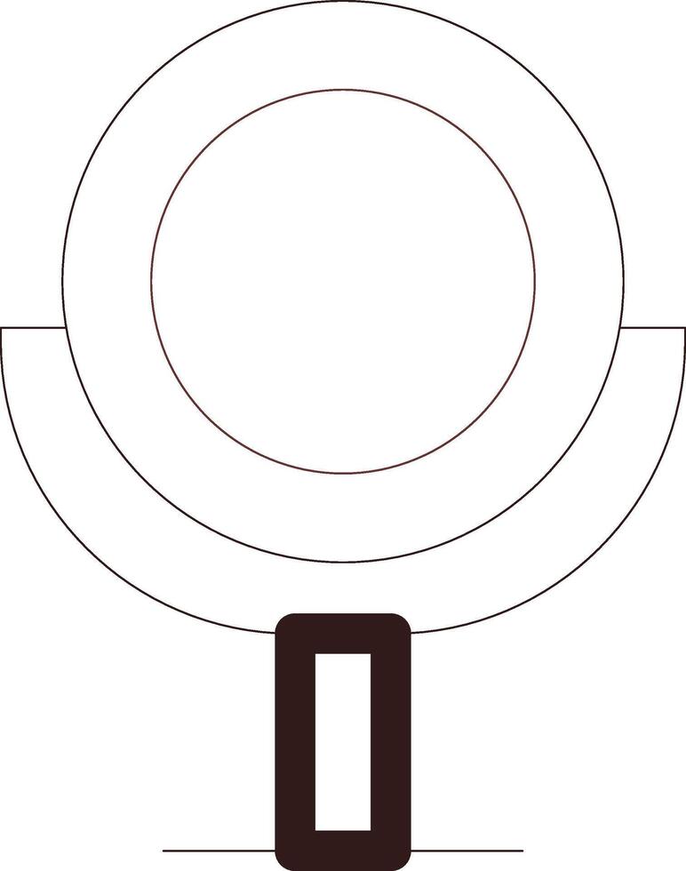 Spiegel kreatives Icon-Design vektor