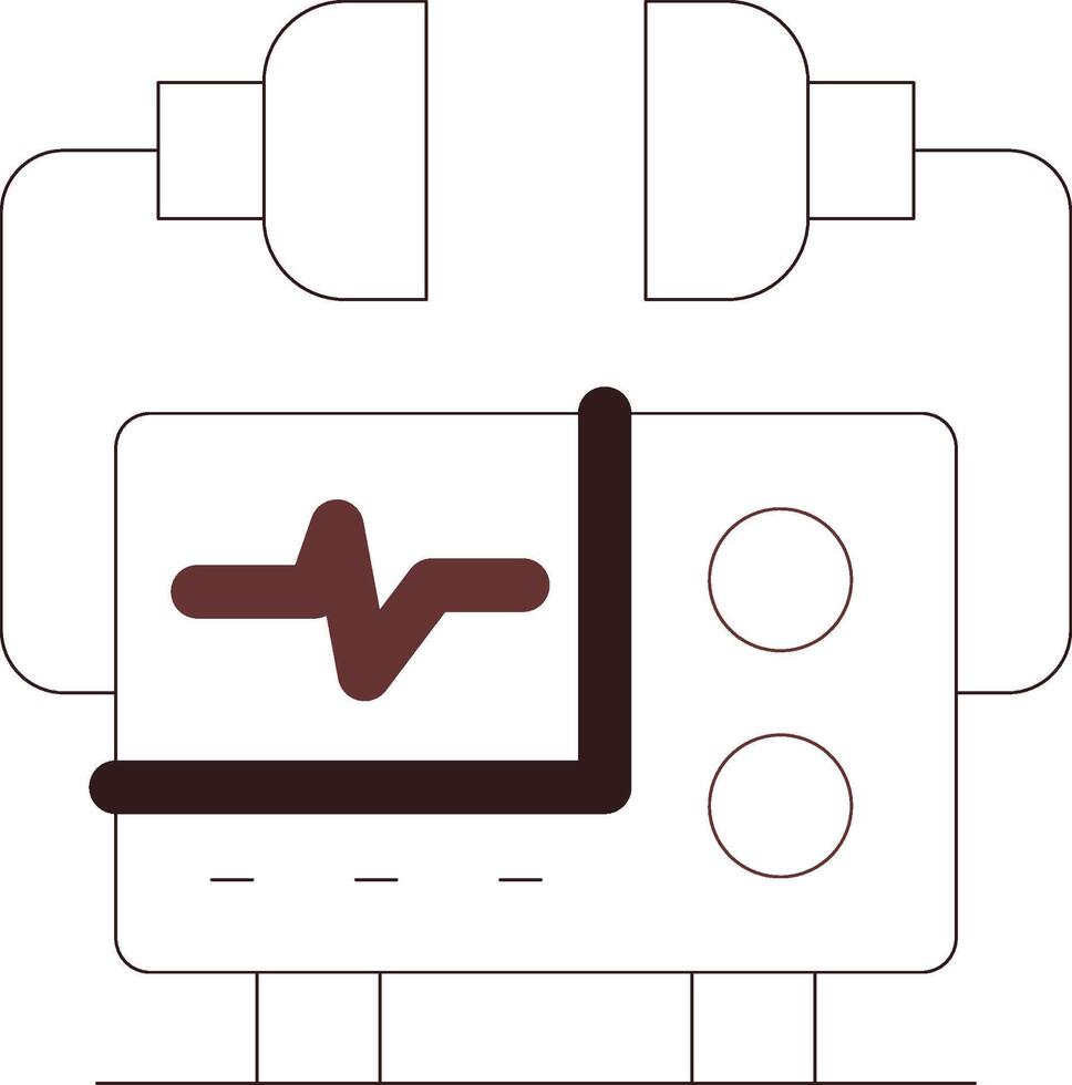 defibrillator kreativ ikon design vektor