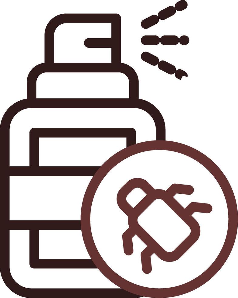 Sprühflasche kreatives Icon-Design vektor