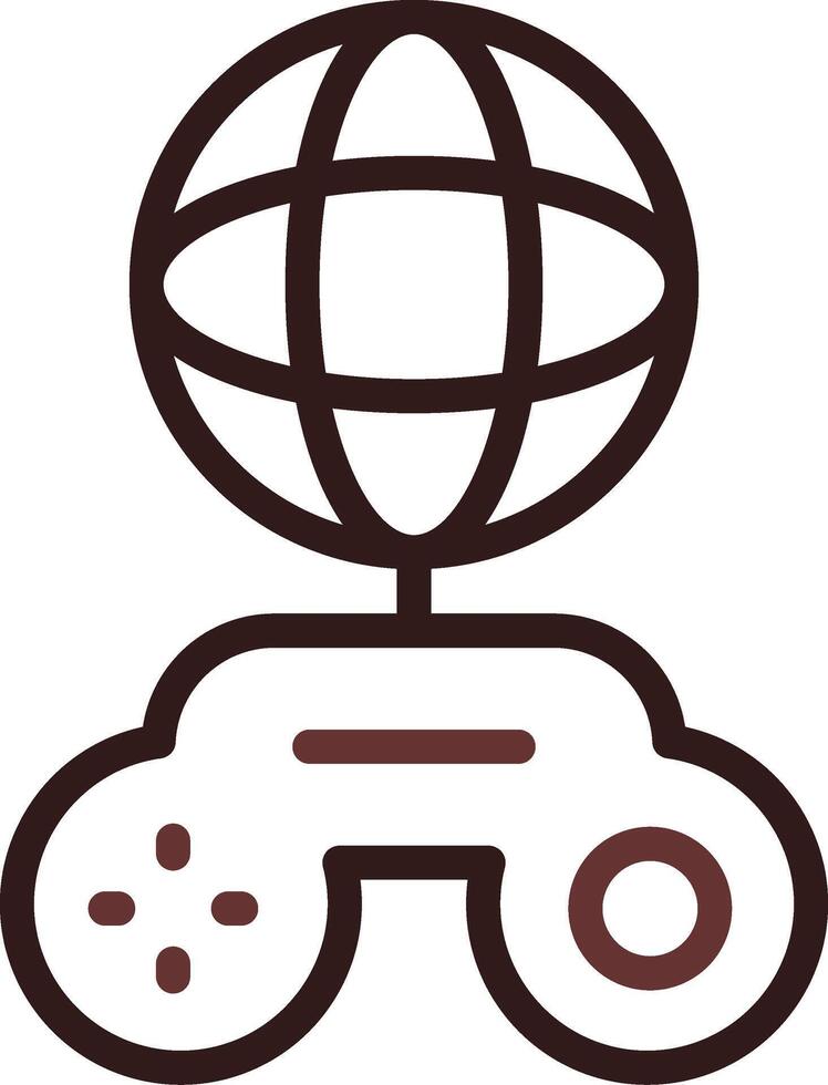 global Spielen kreativ Symbol Design vektor