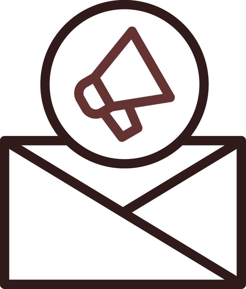 Email Marketing kreativ Symbol Design vektor