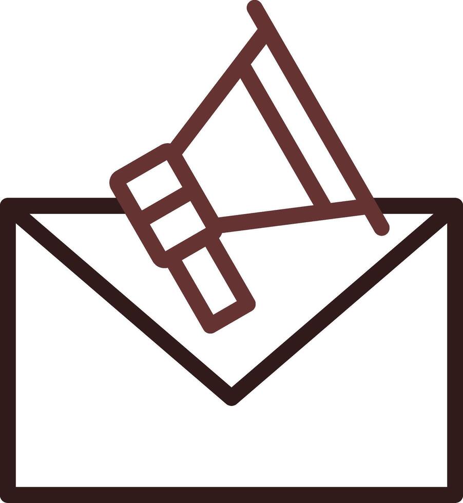 Email Marketing kreativ Symbol Design vektor