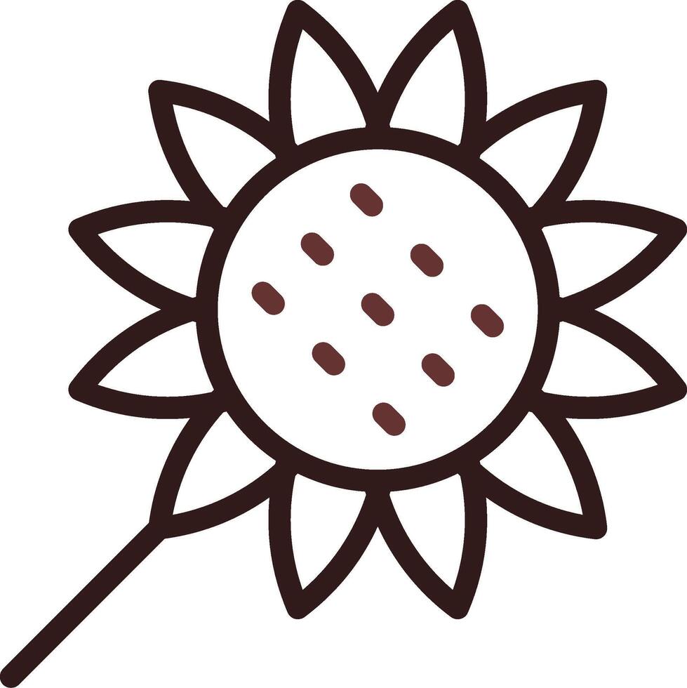 Sonnenblume kreatives Icon-Design vektor