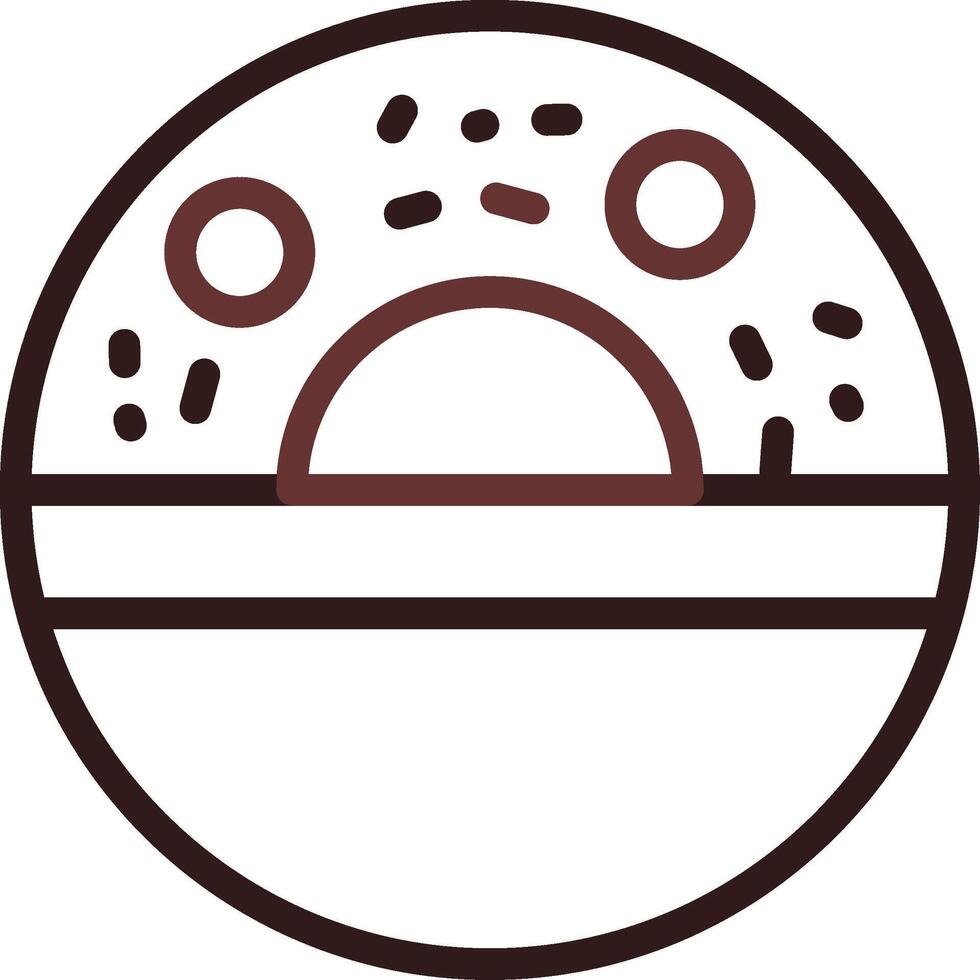 Krapfen kreativ Symbol Design vektor