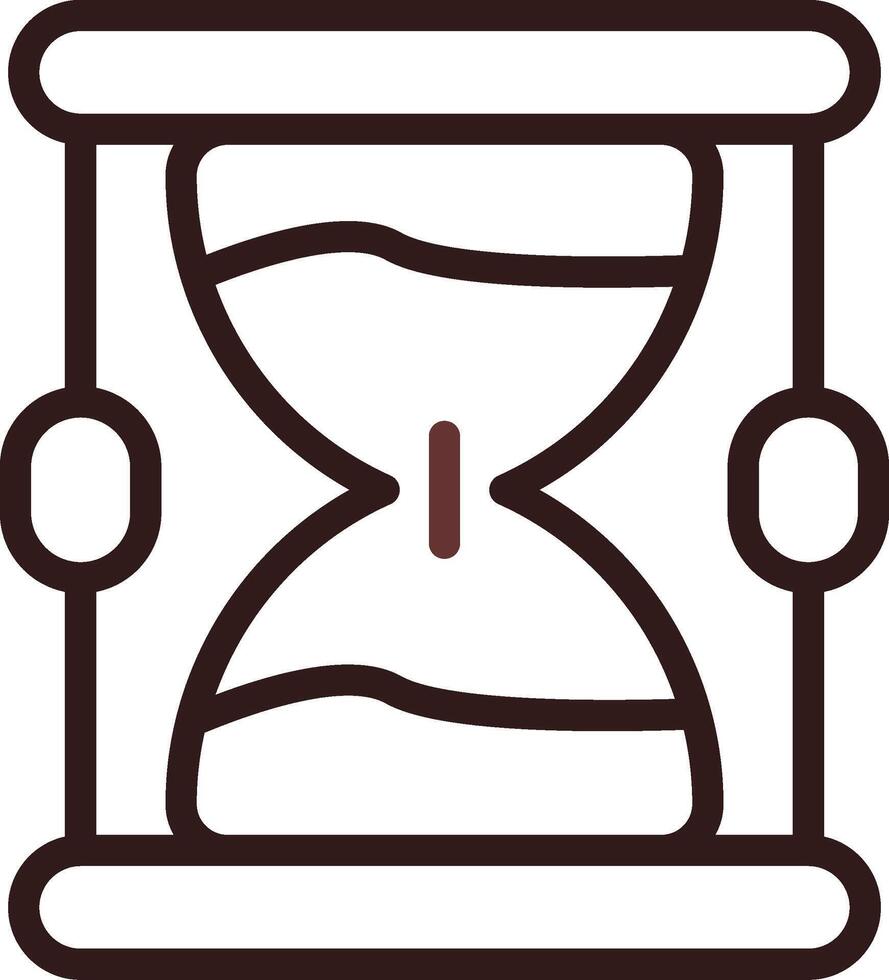 timglas kreativ ikon design vektor