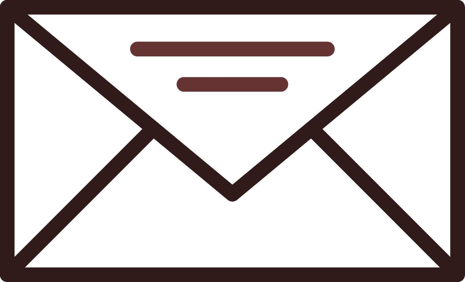 E-Mail kreatives Icon-Design vektor