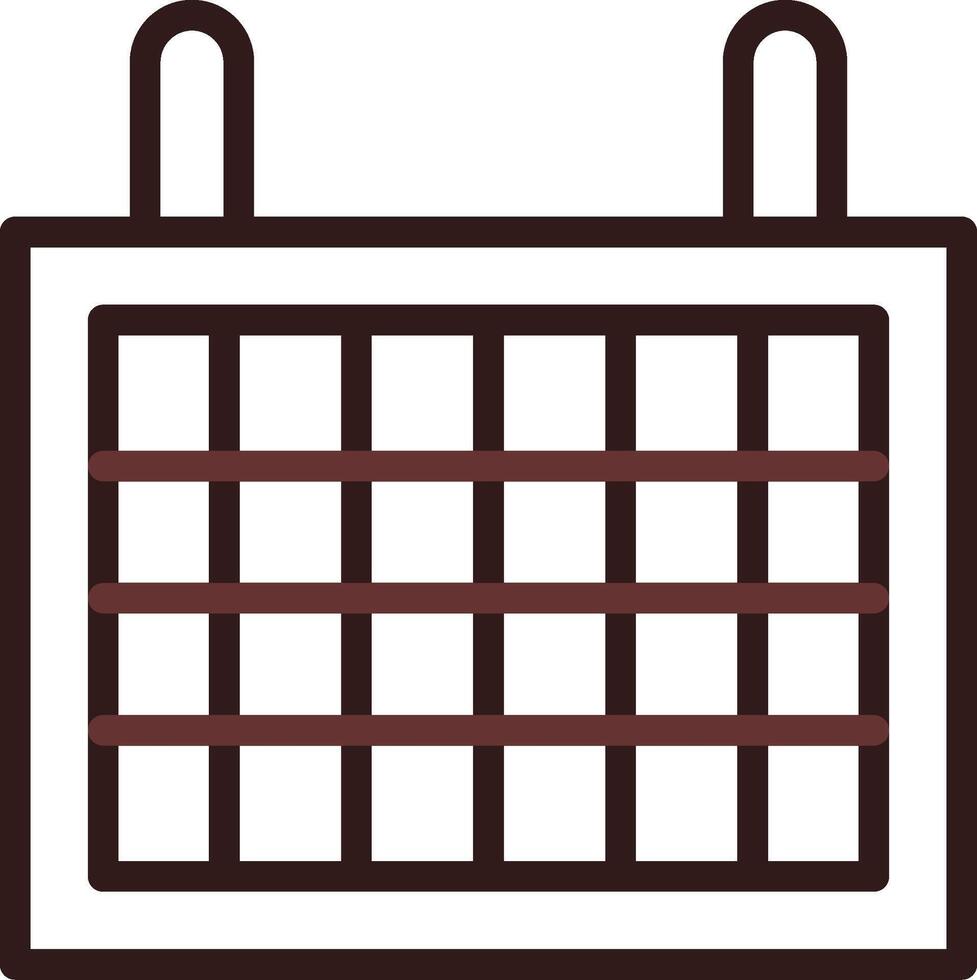 Kalender kreatives Icon-Design vektor