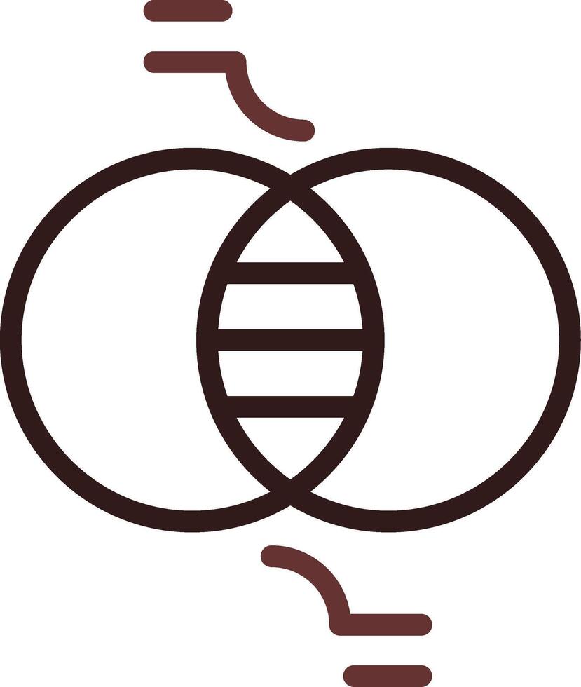 linear venn kreativ Symbol Design vektor