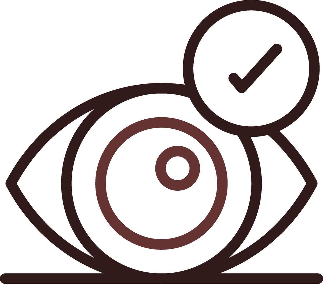 gesund Auge kreativ Symbol Design vektor