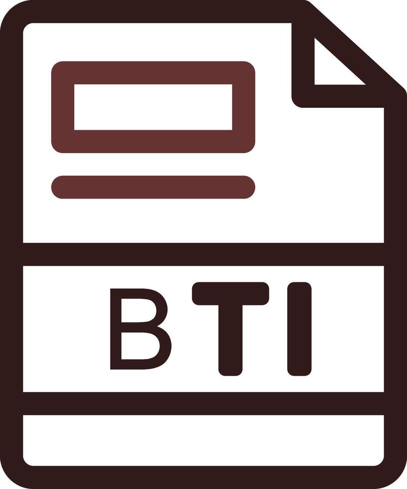 bti kreativ Symbol Design vektor