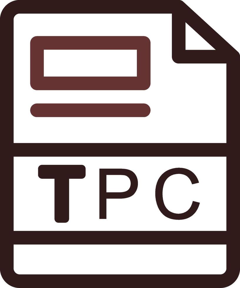 tpc kreativ ikon design vektor