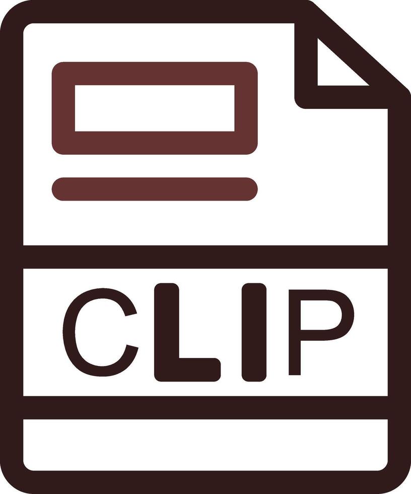 Clip kreativ Symbol Design vektor