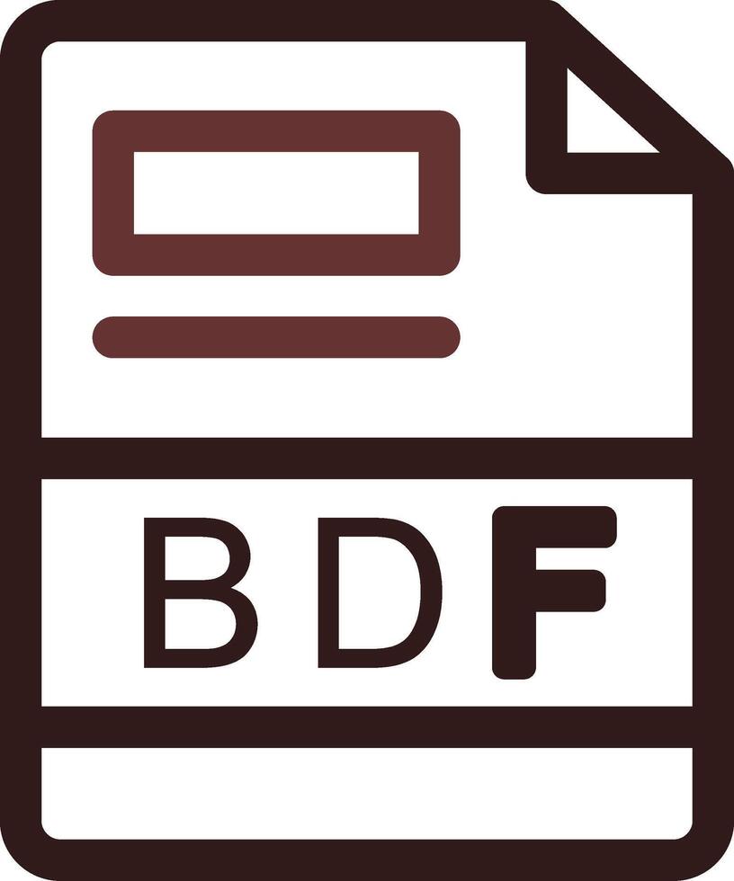 bdf kreativ Symbol Design vektor