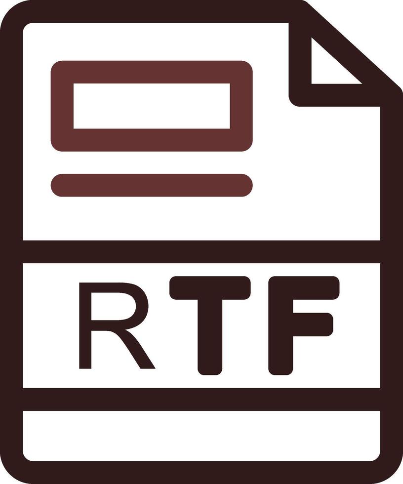 rtf kreativ Symbol Design vektor