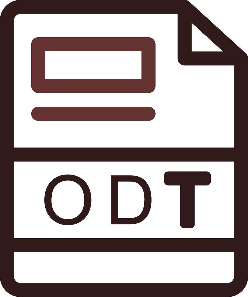 odt kreativ Symbol Design vektor