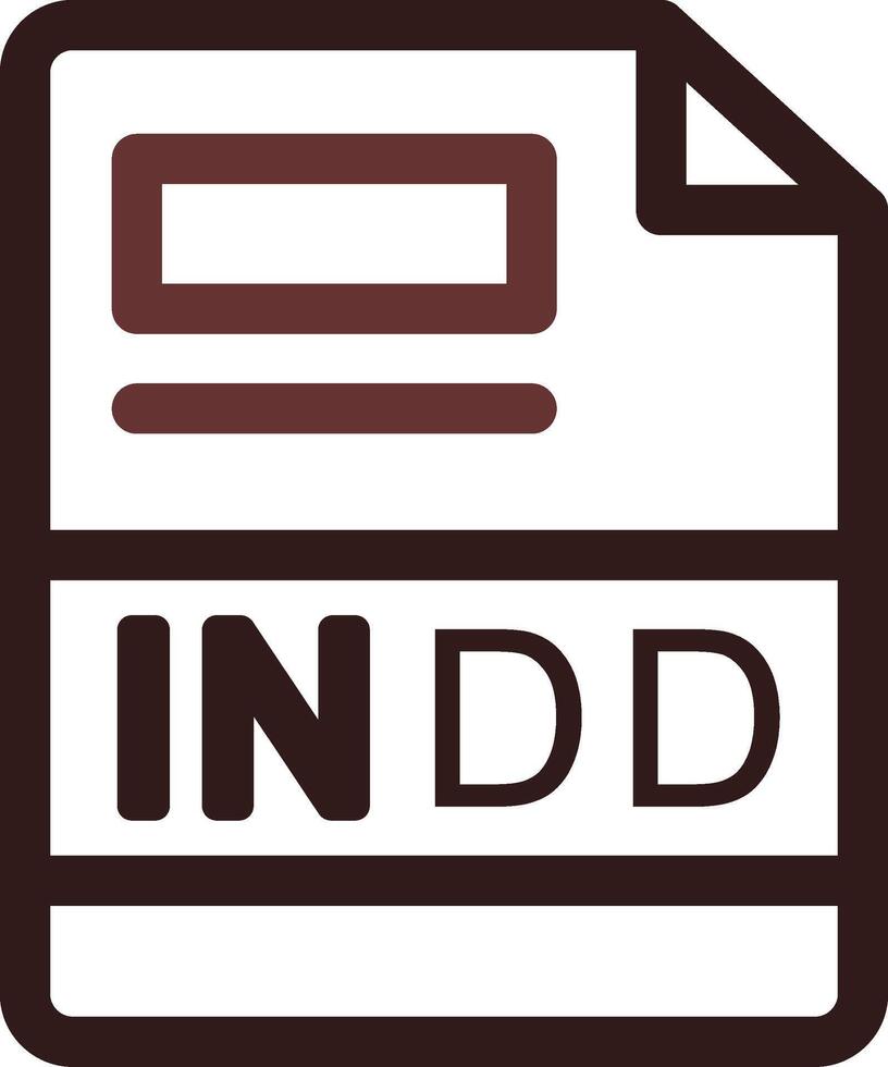 indd kreativ Symbol Design vektor