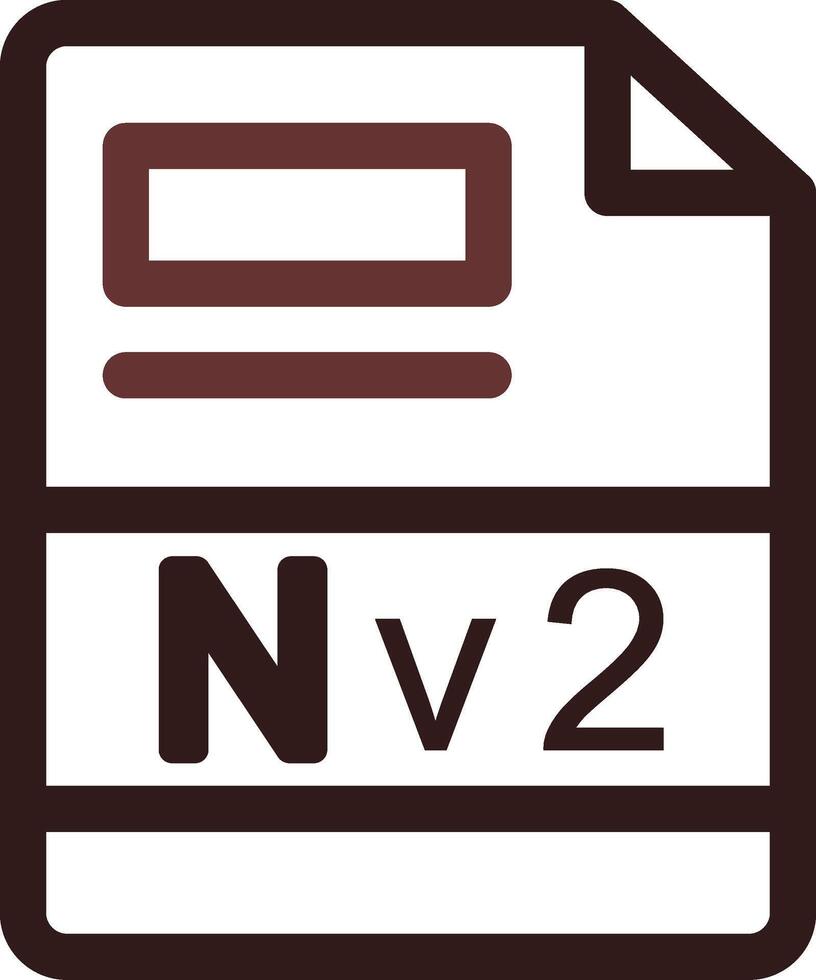 nv2 kreativ Symbol Design vektor