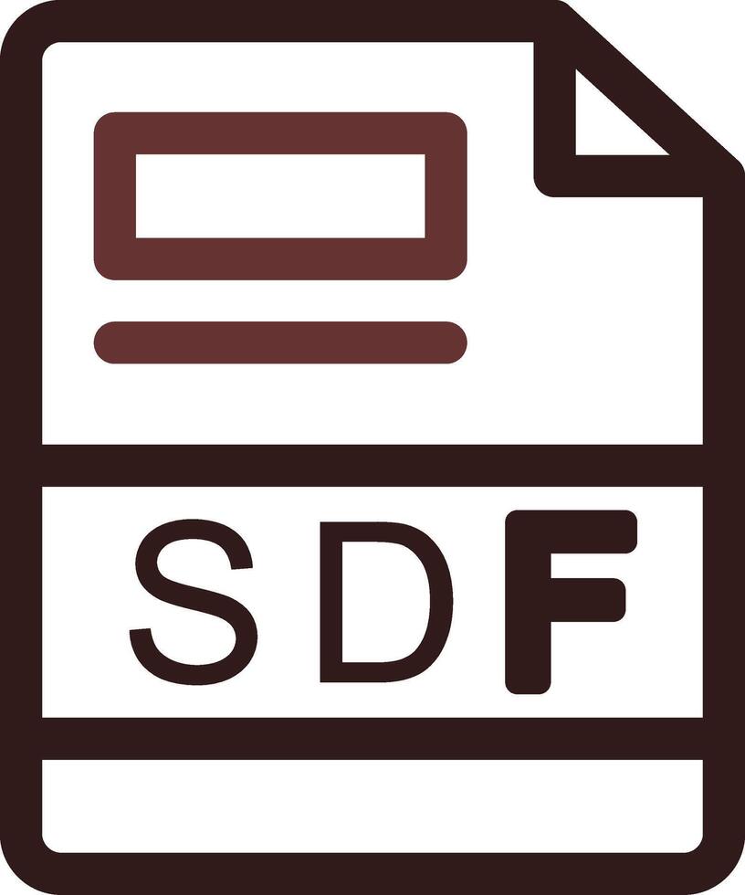 sdf kreativ Symbol Design vektor