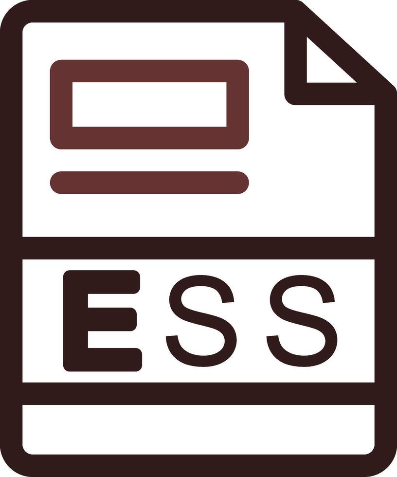 Ess kreativ Symbol Design vektor