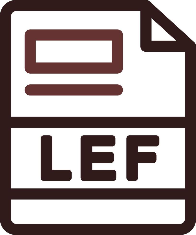 lef kreativ Symbol Design vektor