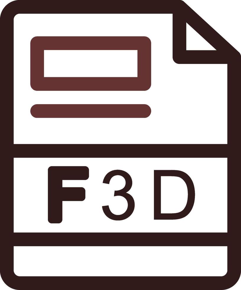 f3d kreativ Symbol Design vektor