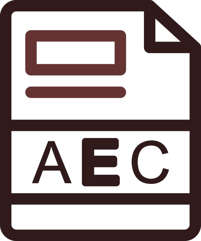 aec kreativ Symbol Design vektor