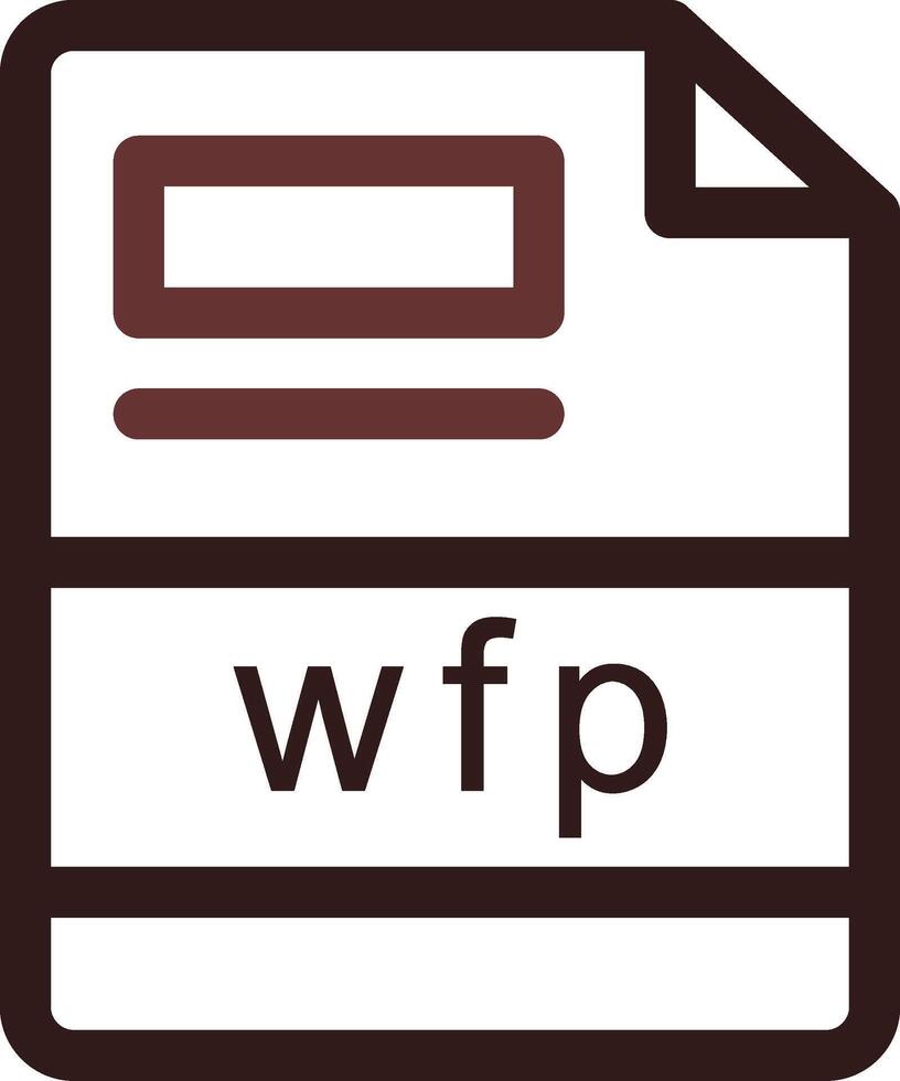 wfp kreativ ikon design vektor