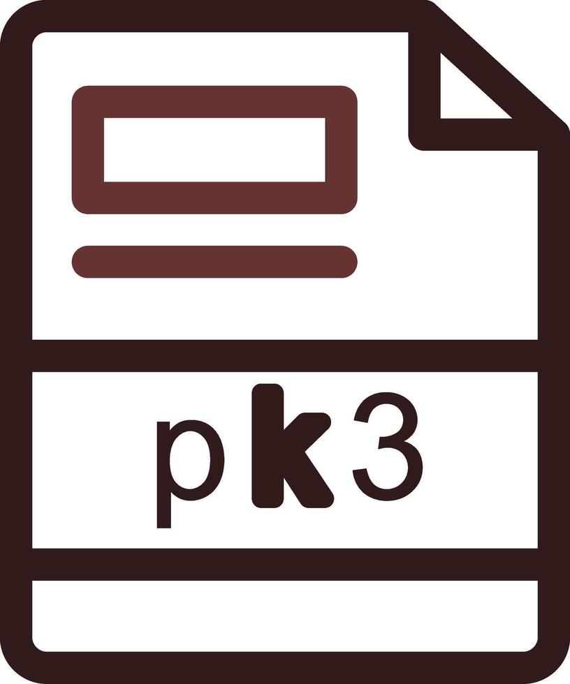 pk3 kreativ Symbol Design vektor