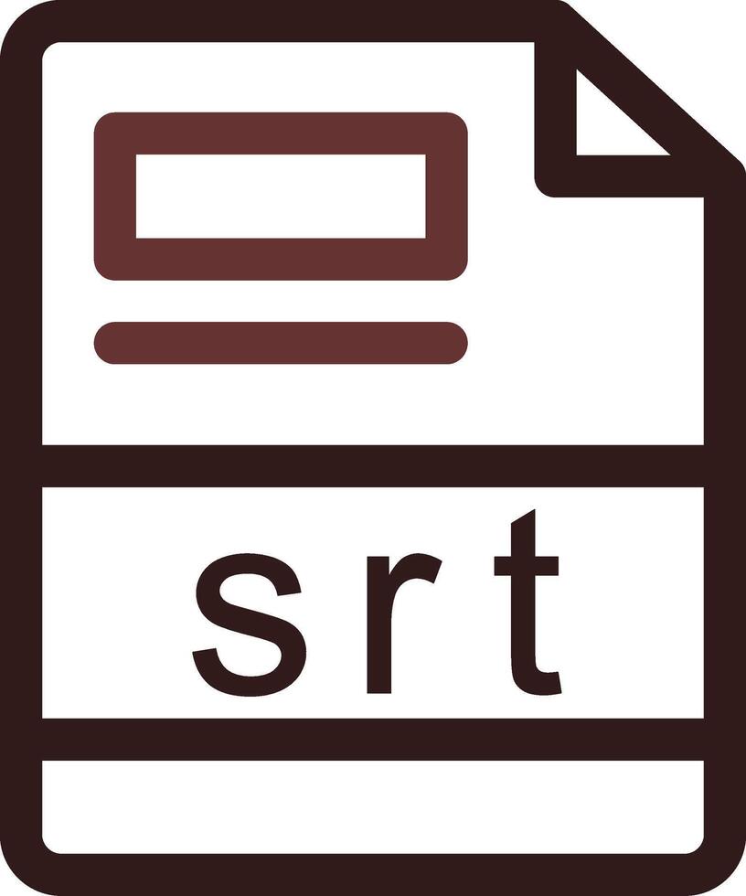 srt kreativ ikon design vektor