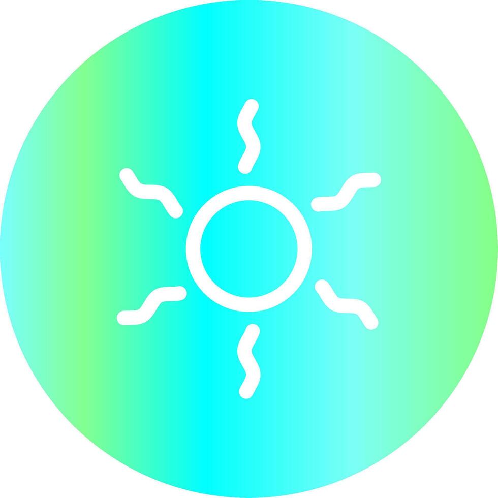 Sol kreativ ikon design vektor
