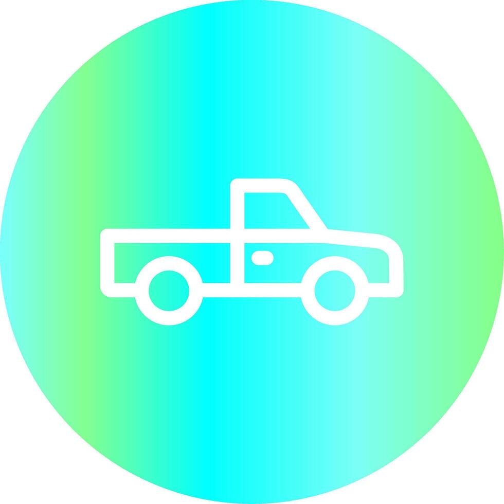 abholen LKW kreativ Symbol Design vektor