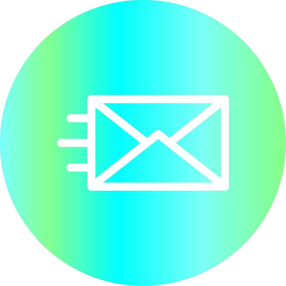 E-Mail kreatives Icon-Design vektor