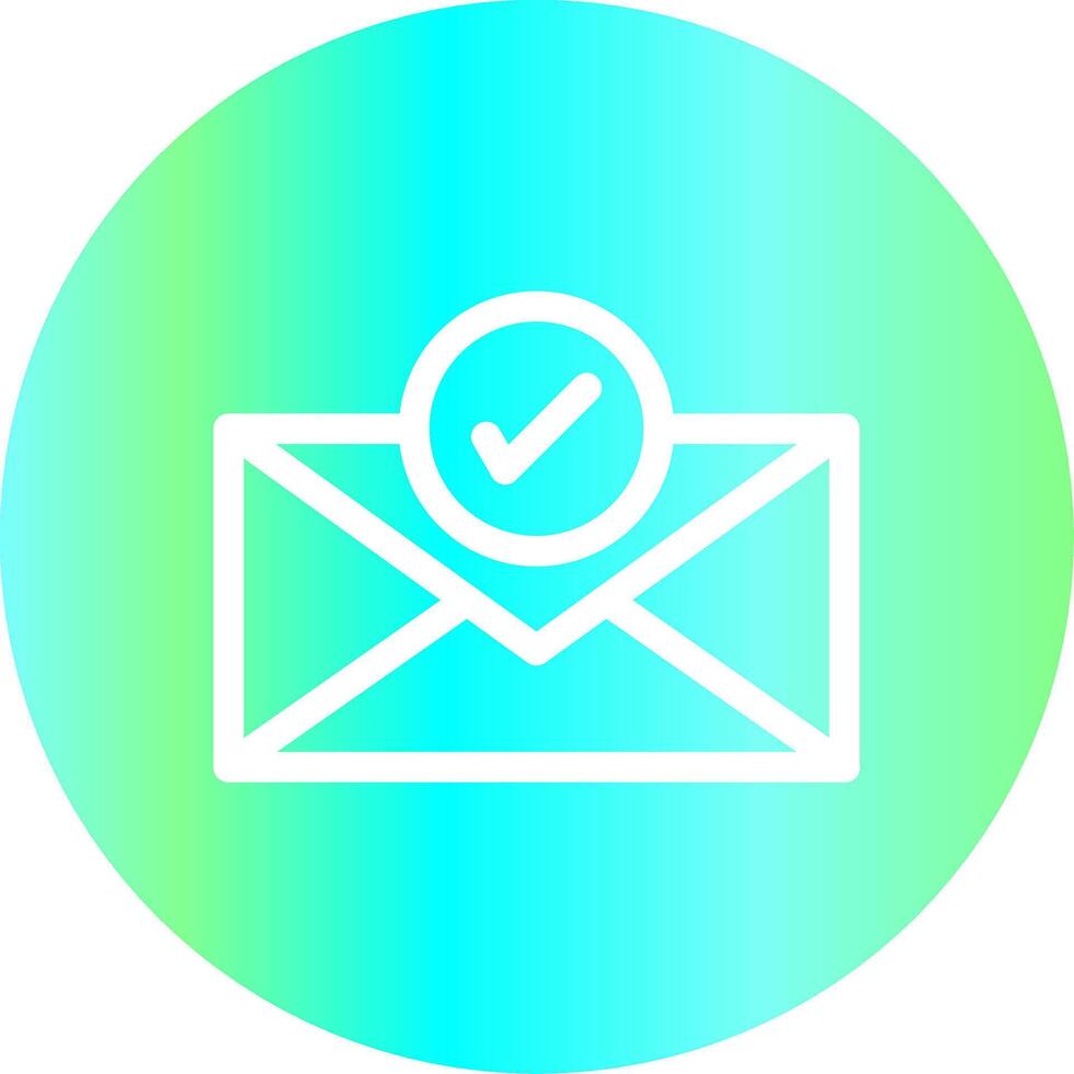 E-Mail kreatives Icon-Design vektor