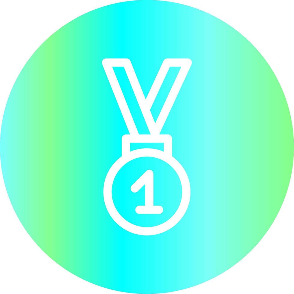 Medaille kreatives Icon-Design vektor