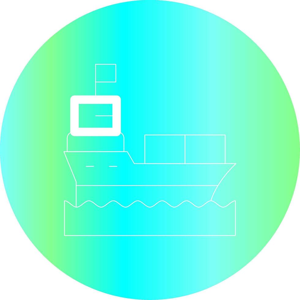 Schiff kreatives Icon-Design vektor