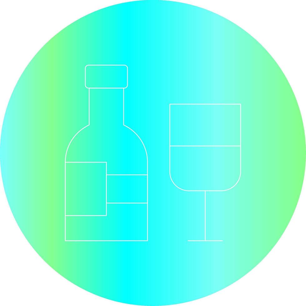 Wein kreatives Icon-Design vektor