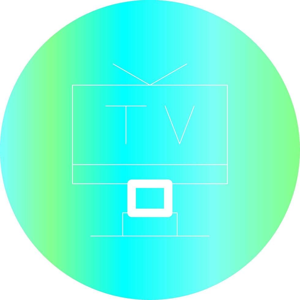 TV kreativ ikon design vektor