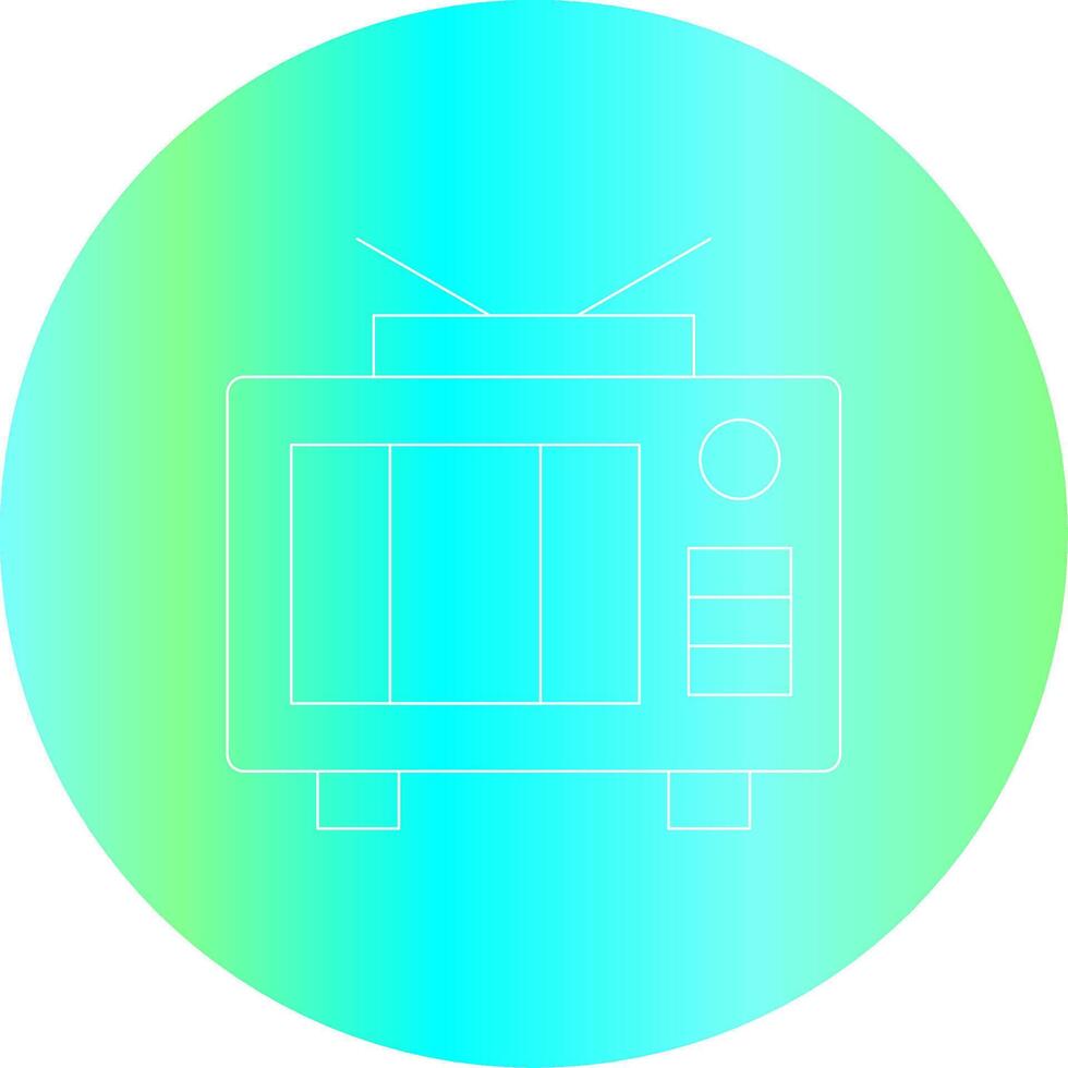 TV-kreatives Icon-Design vektor