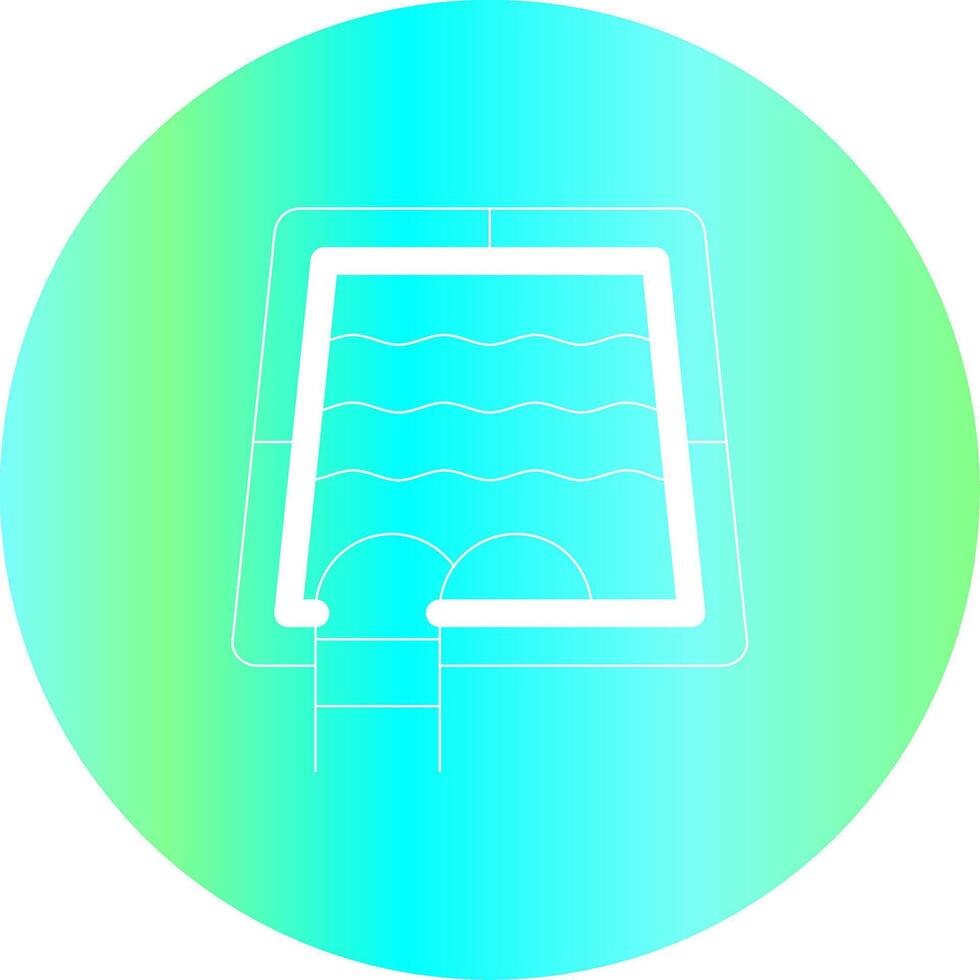 Schwimmbad kreatives Icon-Design vektor