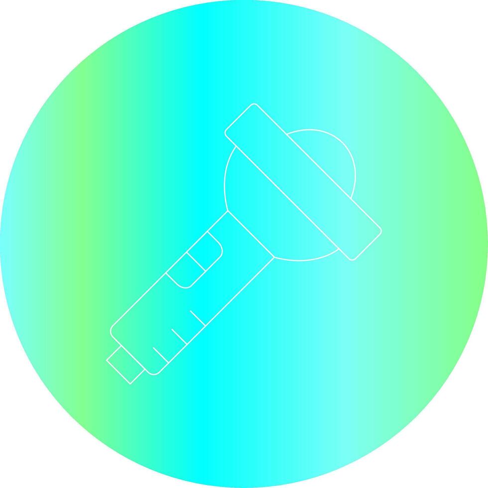 Taschenlampe kreatives Icon-Design vektor