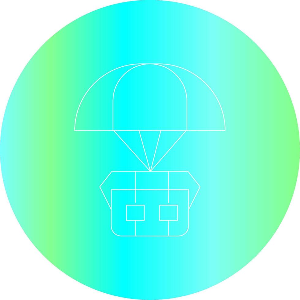 Airdrop kreatives Icon-Design vektor