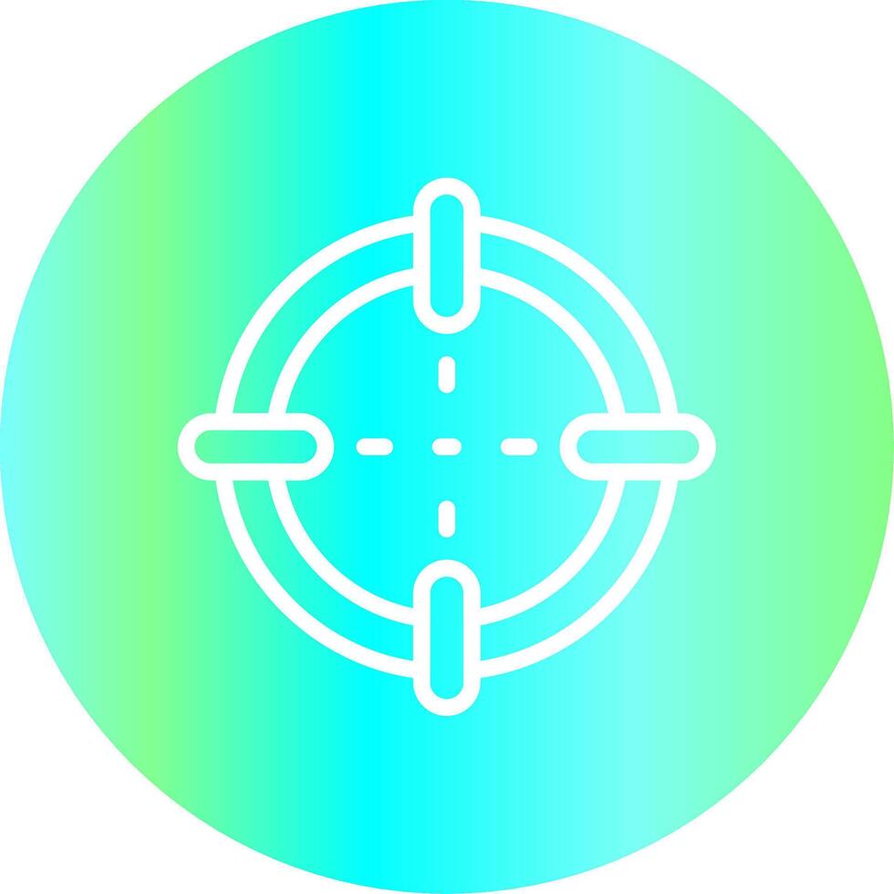 Ziel kreatives Icon-Design vektor