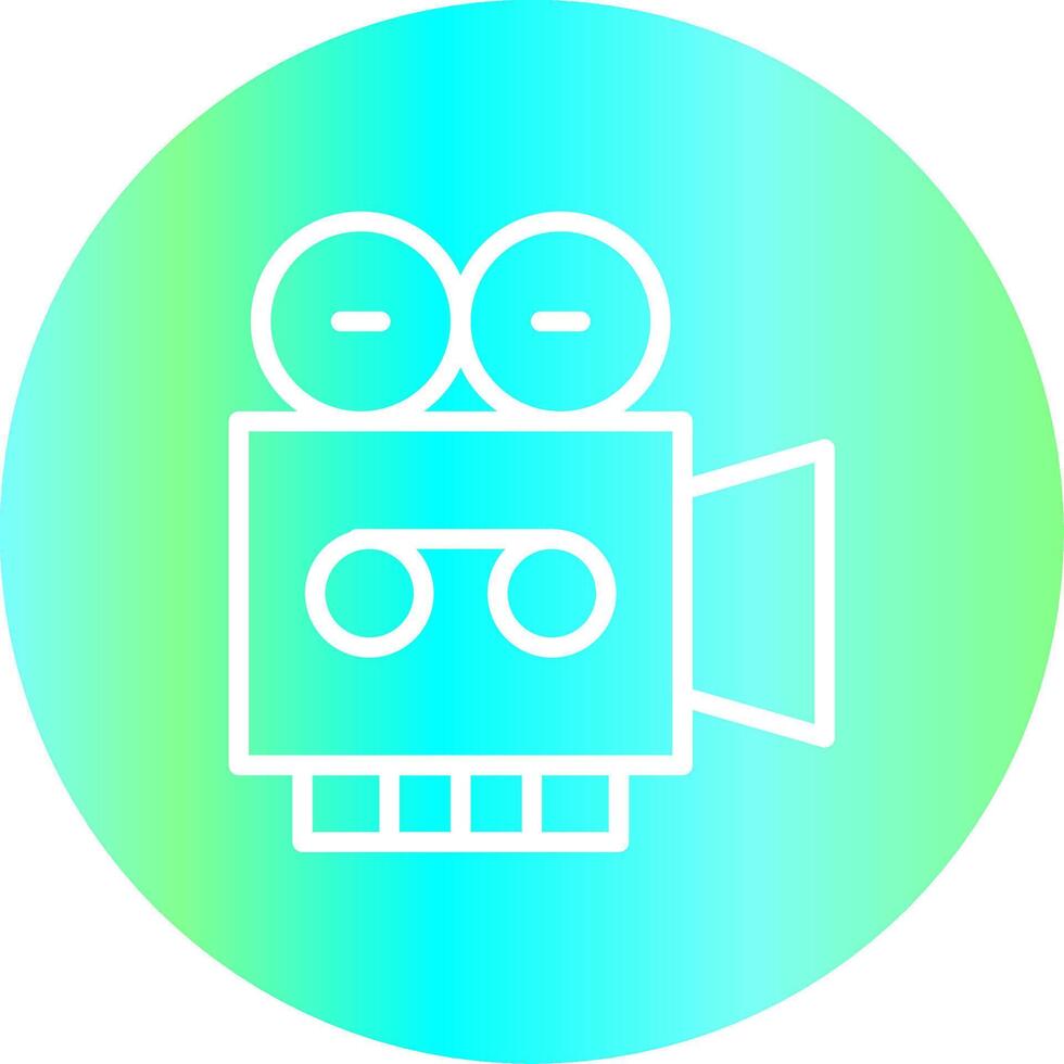 Videokamera kreatives Icon-Design vektor