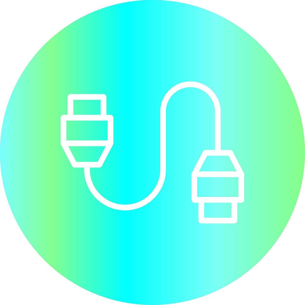 Kabel kreatives Icon-Design vektor