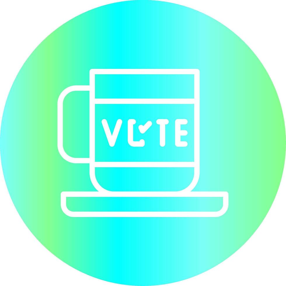 Tasse kreatives Icon-Design vektor